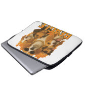 Beagle Laptopschutzhülle (Vorne Knopf)