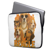 Beagle Laptopschutzhülle (Vorderseite Links)