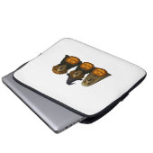 Beagle Laptopschutzhülle (Vorne Knopf)
