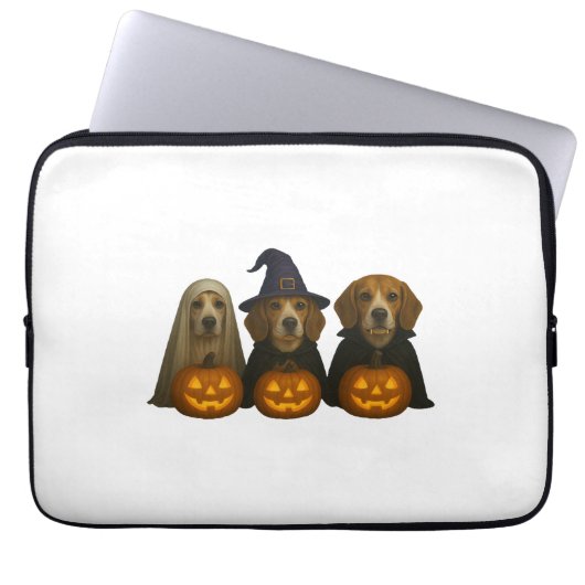 Beagle Laptopschutzhülle (Vorderseite)