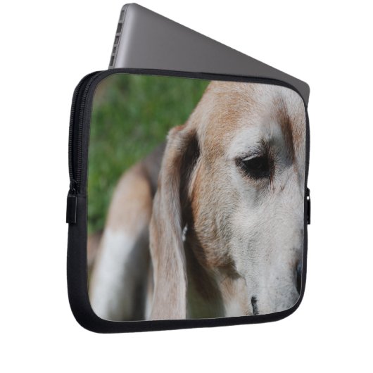 Beagle Laptopschutzhülle (Vorne Rechts)