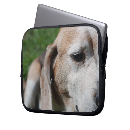 Beagle Laptopschutzhülle (Vorderseite Links)