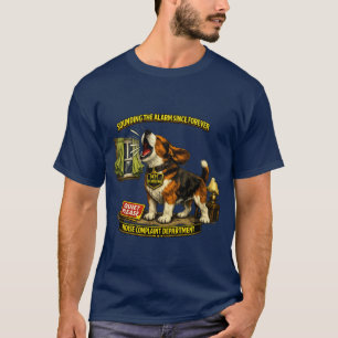 Beagle-Lärmbeschwerde-Abteilung Lustiger Hund T-Shirt