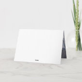 Beagle lässt es Weihnachten schneien Karte (Rückseite)