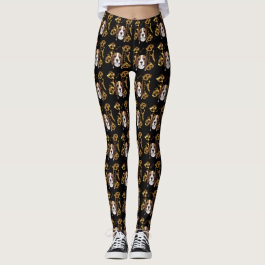 Beagle Leggings (Vorderseite)