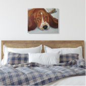 Beagle Leinwanddruck (Insitu (Schlafzimmer))
