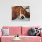 Beagle Leinwanddruck (Insitu (Wohnzimmer))