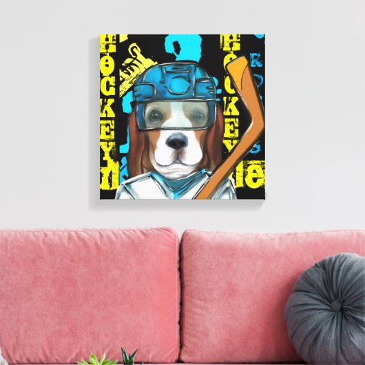 Beagle Leinwanddruck (Insitu (Wohnzimmer))