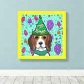 BEAGLE LEINWANDDRUCK (Insitu (Holzboden))