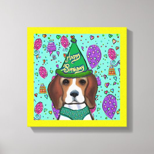 BEAGLE LEINWANDDRUCK (Vorderseite)