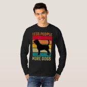 Beagle Less people more Dogs dog funny saying T-Shirt (Vorne ganz)