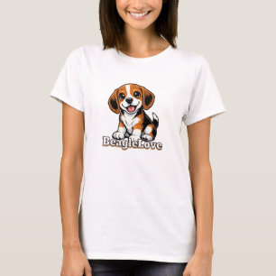 Beagle Liebe Hunde Liebhaber T-Shirt