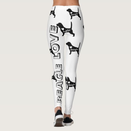 BEAGLE-LIEBE LEGGINGS (Rückseite)
