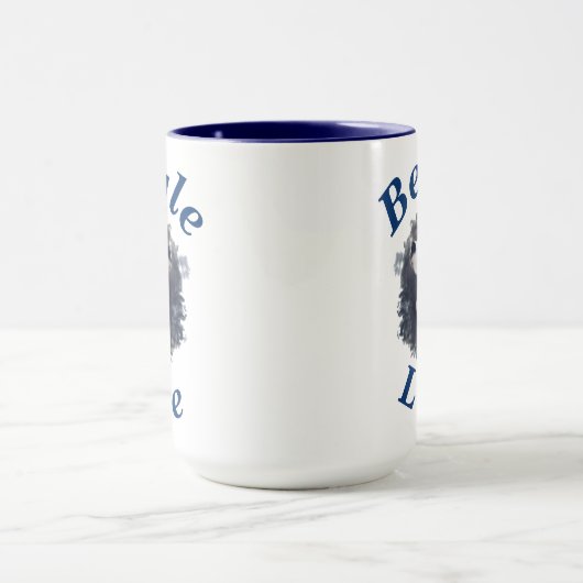 "Beagle-Liebe-" niedlichstes Welpen-Geschenk für Tasse (Zentrum)