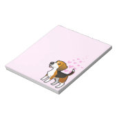 Beagle Liebe Notizblock (Rotiert)