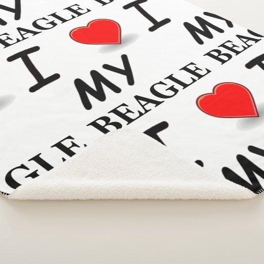 Beagle Liebe Sherpadecke (3/4)