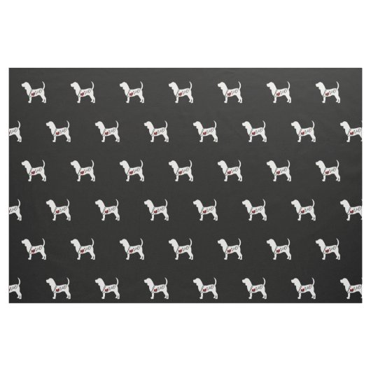 Beagle-Liebe Stoff (Fat Quarter (45,7 x 55,9 cm))