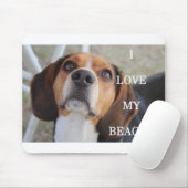 Beagle Liebe w pinsenrot Mousepad (Mit Mouse)