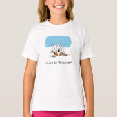 Beagle Lieben Winter - Lass es Schneehundstuhl Url T-Shirt (Vorderseite)