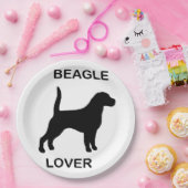Beagle Liebhaber Pappteller (Party)