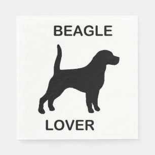 Beagle Liebhaber Serviette