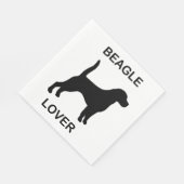 Beagle Liebhaber Serviette (Ecke)