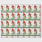 Beagle liebt Weihnachten froh Geschenkpapier (Flach)