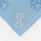 Beagle-Linienkunst, Eleganz mit Haltung Fleecedecke (Ecke)