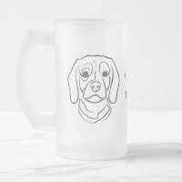 Beagle-Linienkunst, Eleganz mit Haltung