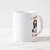 Beagle Lover Design Jumbo-Tasse (Vorderseite Rechts)