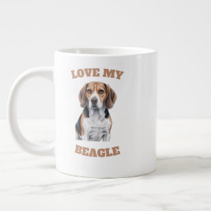 Beagle Lover Design Jumbo-Tasse
