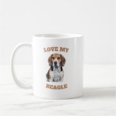Beagle Lover Design Kaffeetasse (Links)