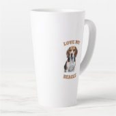 Beagle Lover Design Milchtasse (Rechte Ecke)