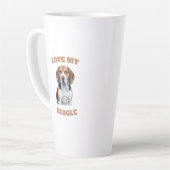 Beagle Lover Design Milchtasse (Linke Ecke)