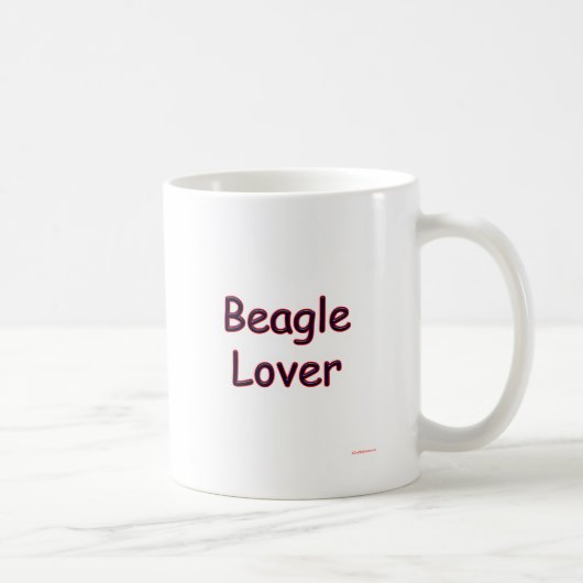 Beagle Lover Kaffeetasse (Rechts)