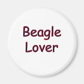 Beagle Lover Magnet (Vorne)