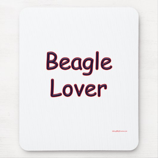 Beagle Lover Mousepad (Vorne)