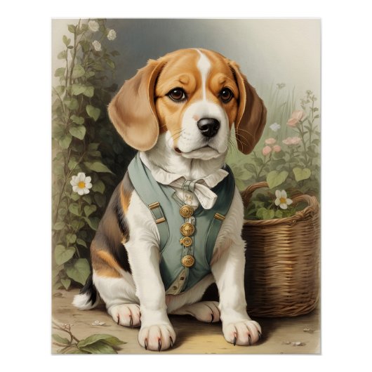 Beagle Lover Poster (Vorderseite)