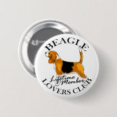 Beagle Lovers Club Button (Vorne & Hinten)