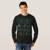 Beagle Lovers Eigentümer Beagle Ugly Christmas Swe T-Shirt (Vorne ganz)