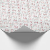 Beagle machen Weihnachten froh Geschenkpapier (Ecke)