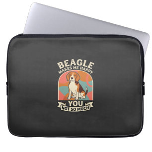 Beagle Macht Mich Glücklich, Dich Nicht So Sehr Hu Laptopschutzhülle