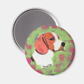 Beagle Magnet (Vorderseite/Rückseite)