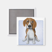 Beagle Magnet (Vorderseite/Rückseite)