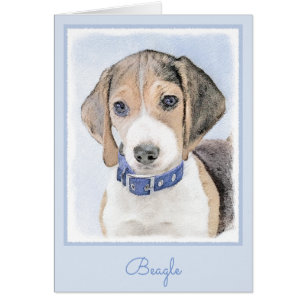 Beagle Malerei - Niedliche Original Hunde Kunst
