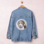 Beagle Malerei - Niedliche Original Hunde Kunst Jeansjacke (Hangar)