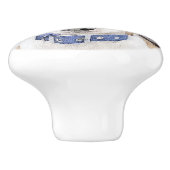 Beagle Malerei - Niedliche Original Hunde Kunst Keramikknauf (Seitenansicht)