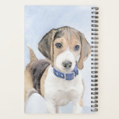 Beagle Malerei - Niedliche Original Hunde Kunst Planer (Rückseite)