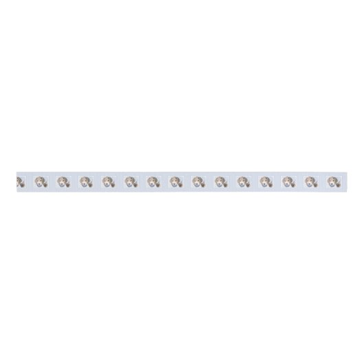 Beagle Malerei - Niedliche Original Hunde Kunst Ripsband (Vorderseite)