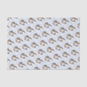 Beagle Malerei - Niedliche Original Hunde Kunst Seidenpapier